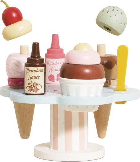 Set din lemn pentru înghețată Carlo’s Gelato Le Toy Van