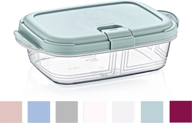 Recipient pentru alimente 1,1 l cu capac push-up HOBBY LIFE