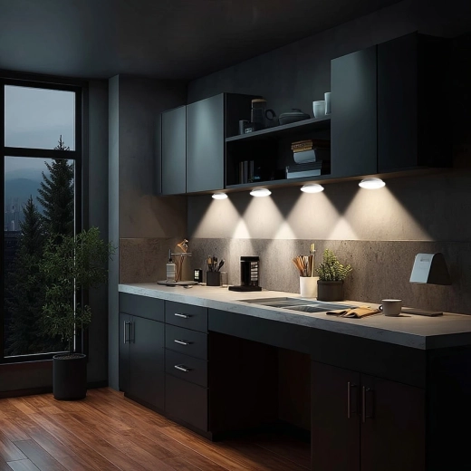 LED-uri economice și luminoase pentru bucătărie și dulapuri