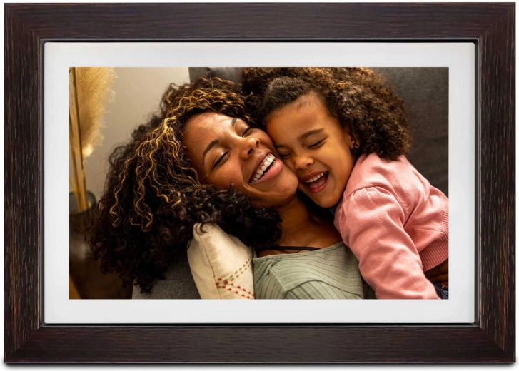 Ramă foto digitală Wi‑Fi LED de 10,1″ cu ecran tactil