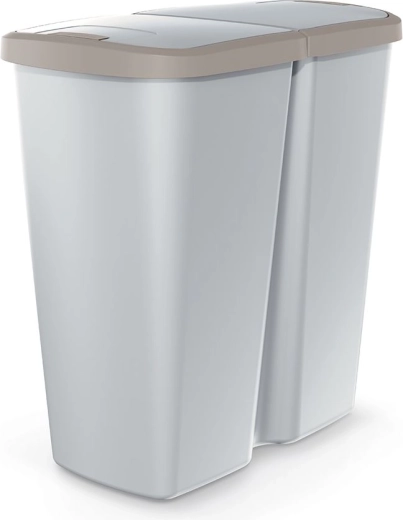 Coș de gunoi Compacta Q Duo 45 l pentru colectare selectivă