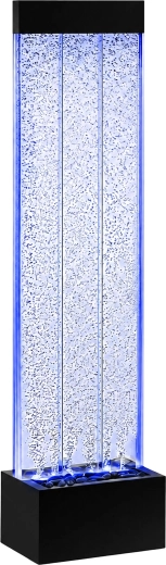 Panou de apă cu bule, independent, LED RGB 150 × 39 × 26 cm