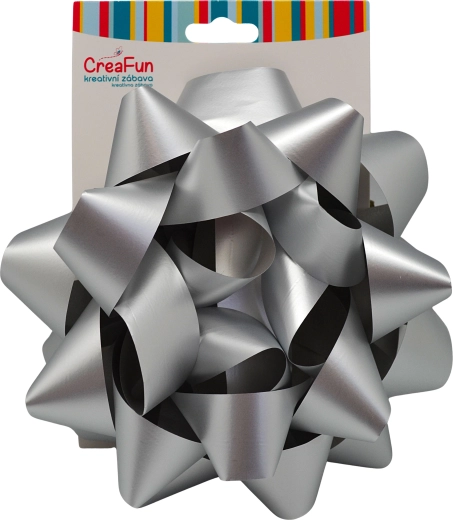 Fundă cadou argintie 20 cm