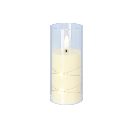 Aspect lăptos și lumină alb cald