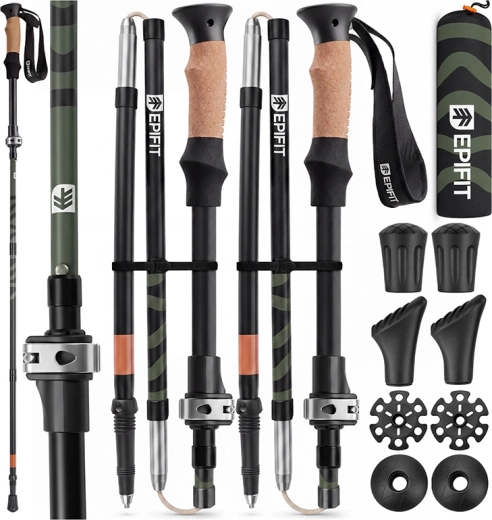 Bețe de trekking Skog Elite 110–135 cm - 1 bucată