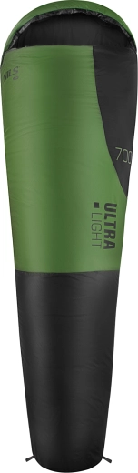 Sac de dormit ultraușor NILS Camp negru/verde