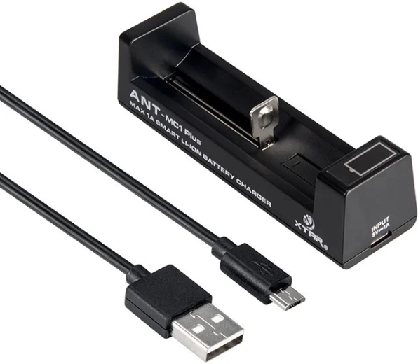 Încărcător pentru acumulatori Li-ion cilindrici 18650 Xtar ANT MC1 Plus - 1 bucată