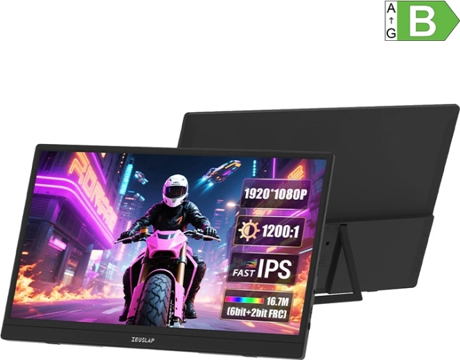 Monitor portabil Zeuslap 15,6" Full HD