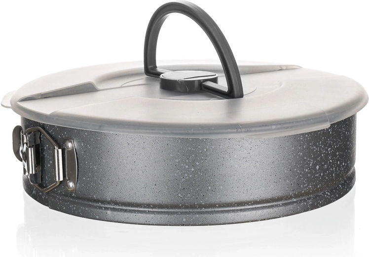 Formă de tort cu margine detașabilă GRANITE 26 cm cu capac