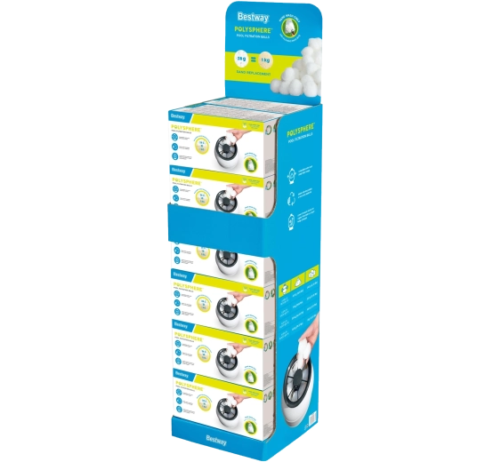 Bile de filtrare BESTWAY Polysphere 500 g – ambalaj tip stand 12 buc