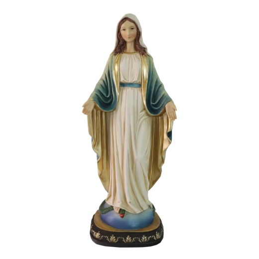 Figurină a Fecioarei Maria pentru iesle, din rășină, 31 cm