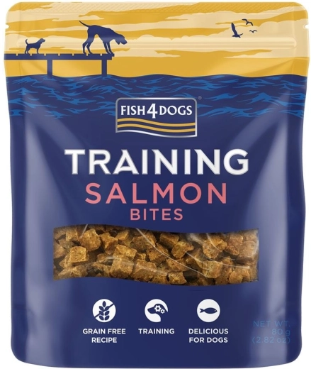 Fish4Dogs recompense de antrenament din somon 80 g