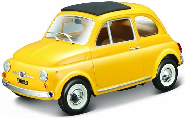 Bburago 1:24 Fiat 500 F 1965 Galben