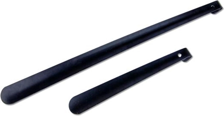 Linguri metalice pentru încălțăminte, set 2 buc – alb/negru