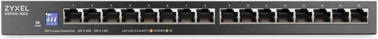 16× port gigabit pentru debit ridicat
