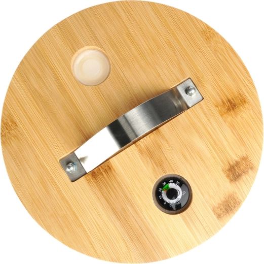 Termometru și supapă în capac pentru servire în siguranță