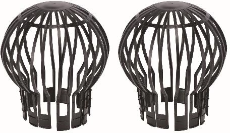 Protecție pentru burlan din plastic, 2 buc.