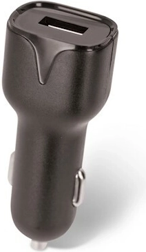 Setty încărcător auto USB 2,4 A cu cablu microUSB 1 m, negru