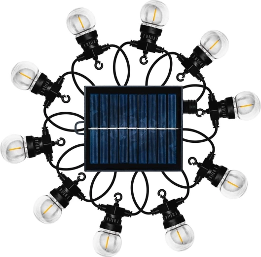 Ghirlandă solară de petrecere Retlux cu 10 becuri LED