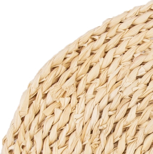 Material natural și împletire manuală