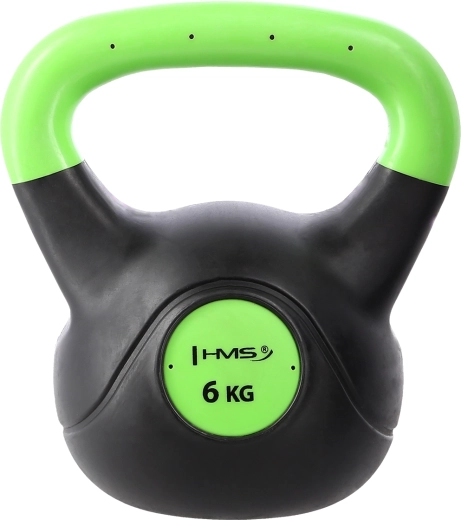 Kettlebell compozit HMS Vin-Bell 6 kg verde