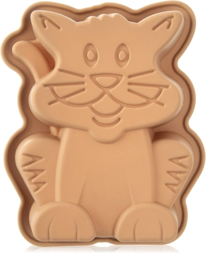 Formă de copt din silicon pisică 20 × 16 × 4,5 cm