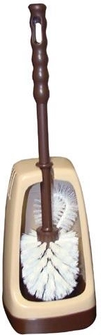 Set WC cu suport pătrat și perie de 7 cm, cu curățător pentru margini