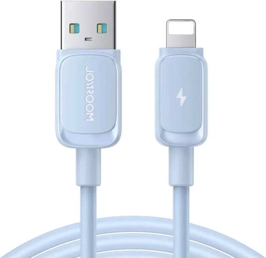 Cablu Joyroom USB la Lightning 2,4 A 1,2 m albastru