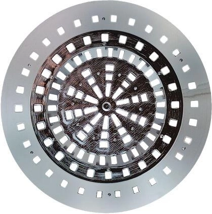 Sită pentru impurități cromată 8,3 cm (2 buc.)