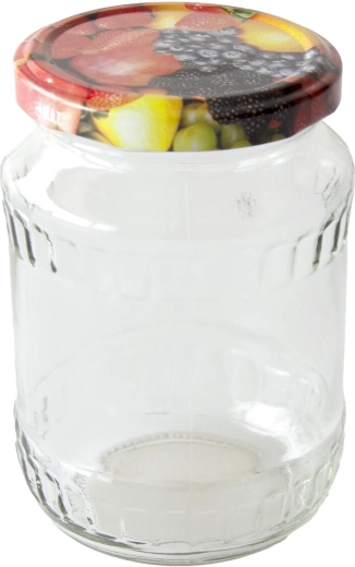 Borcane pentru conservare 370 ml TWIST 66 cu capace Fructe, 8 buc