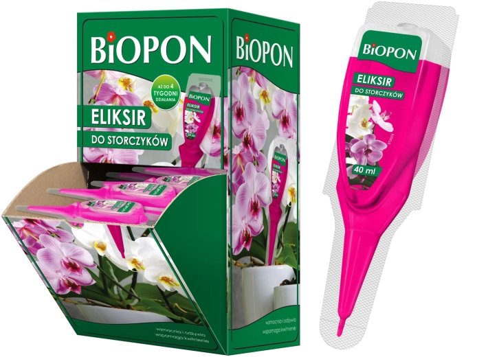 Biopon elixir pentru orhidee 40 ml aplicator cu auto-dozare