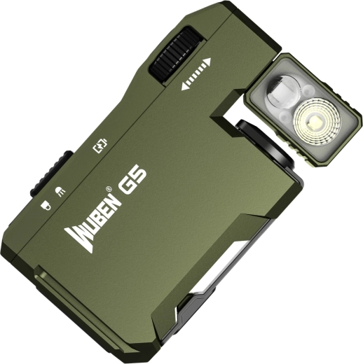 Wuben G5 lanternă de buzunar 400 lm – verde army