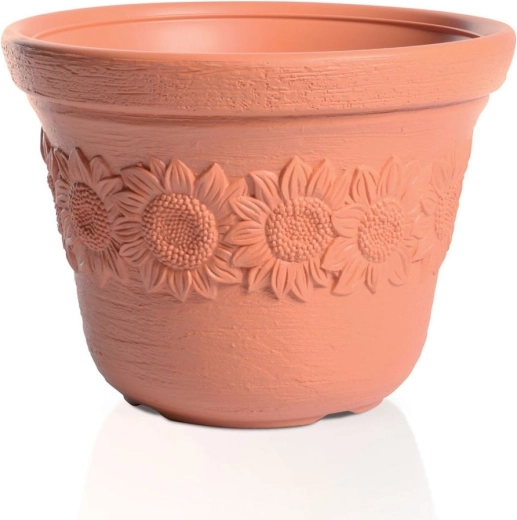 Jardinieră Sunny 57 cm, culoare cărămizie