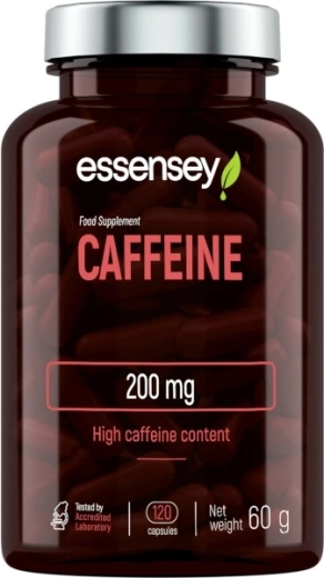 Essensey Caffeine cofeină 200 mg + extract de grepfrut, 120 capsule