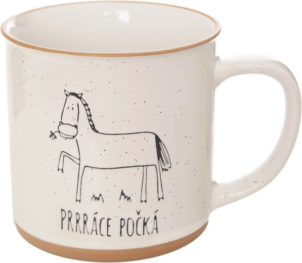 Cană ceramică „Fermă – cal” 0,53 l