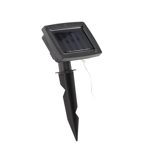 Ghirlandă solară de grădină 35 LED alb cald, lungime 4 m