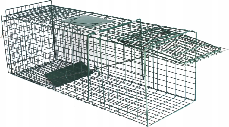 Capcană vie pentru jderi și pisici 93,5 × 31 × 31 cm