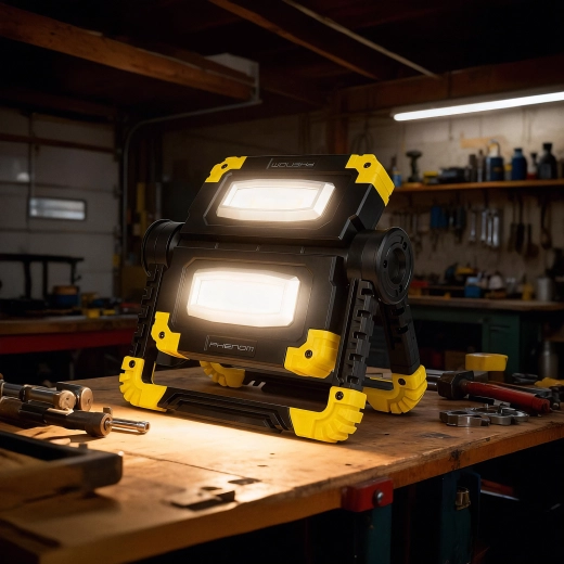 Lumină puternică de până la 2 × 1000 lm