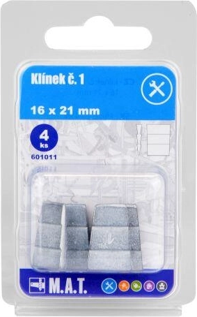 Pene din lemn pentru cozi 16 × 21 mm (4 buc.)