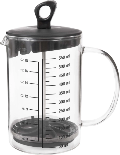 Cană pentru cafea și ceai cu piston filtrant 660 ml