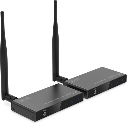 Digitus extender și splitter HDMI wireless 100 m (Full HD 1080p/60 Hz, 5 GHz, HDCP 1.3) – set