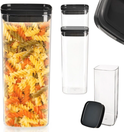 Formă pătrată suplă și posibilitate de stivuire