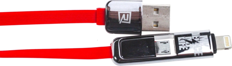 Două conectori într-unul: micro USB + Lightning