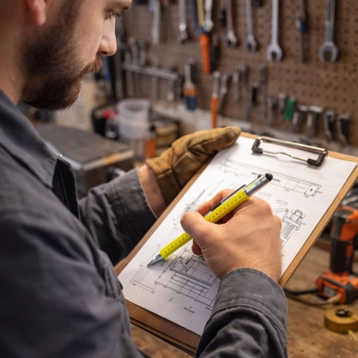 Construcție metalică durabilă pentru atelier și birou