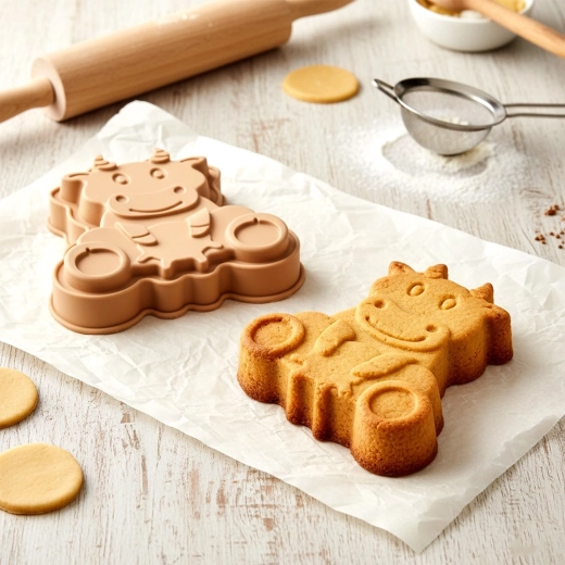 Aspect 3D spectaculos al văcuței