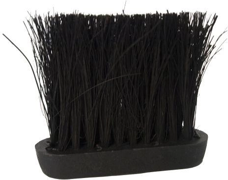 Perie pentru șemineu cu fibre de cocos, neagră