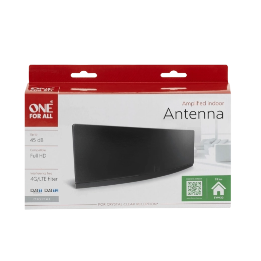 Amplificare de până la 45 dB pentru recepție stabilă