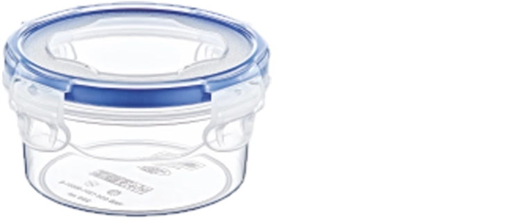 Cutie rotundă din plastic Saver Box 0,25 l