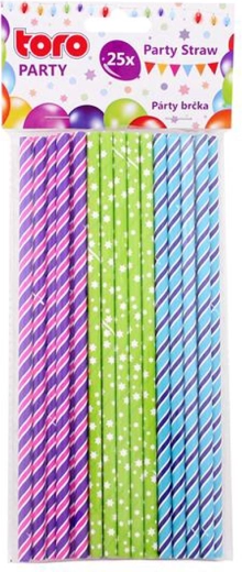 Paie din hârtie 20 cm Toro, 25 buc