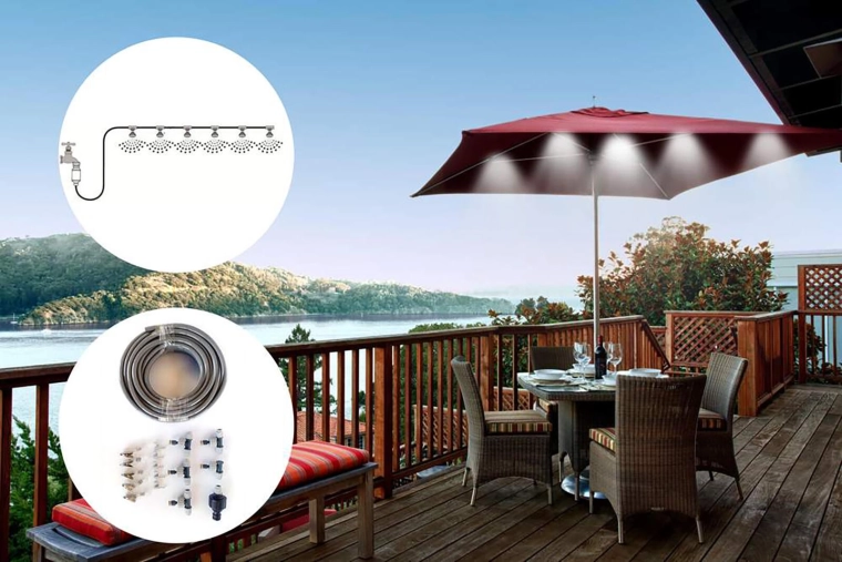 Ceață răcoritoare pentru spațiile exterioare